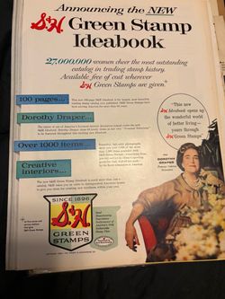 S&H Green Stamps Vintage 1960 Magazine Advertisement