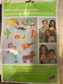 Fiesta/Mexico/tacos photo booth props