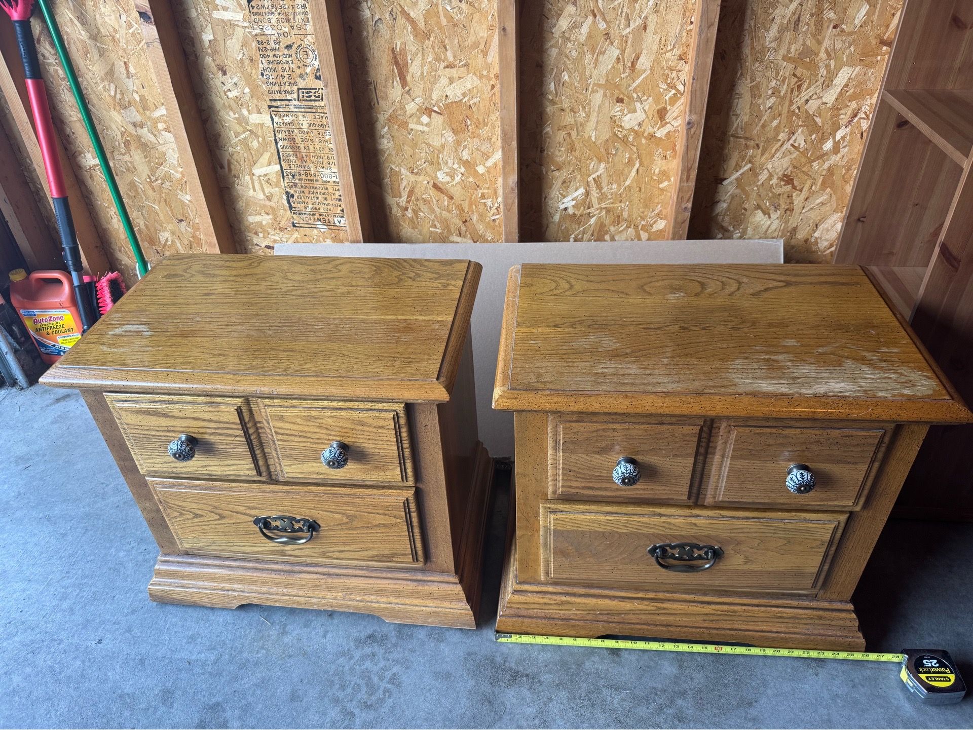 Vintage Oak Dressers (2)