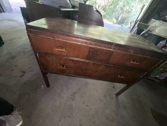 Vintage wood Sideboard - Needs Restoration