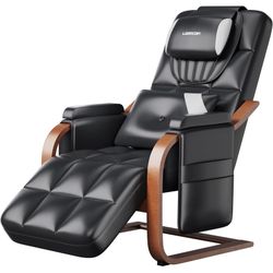 New  Full Body  L-Track Zero Gravity Shiatsu Heating Massage Recliner Chair,PU Leather,Adjustable Footrest