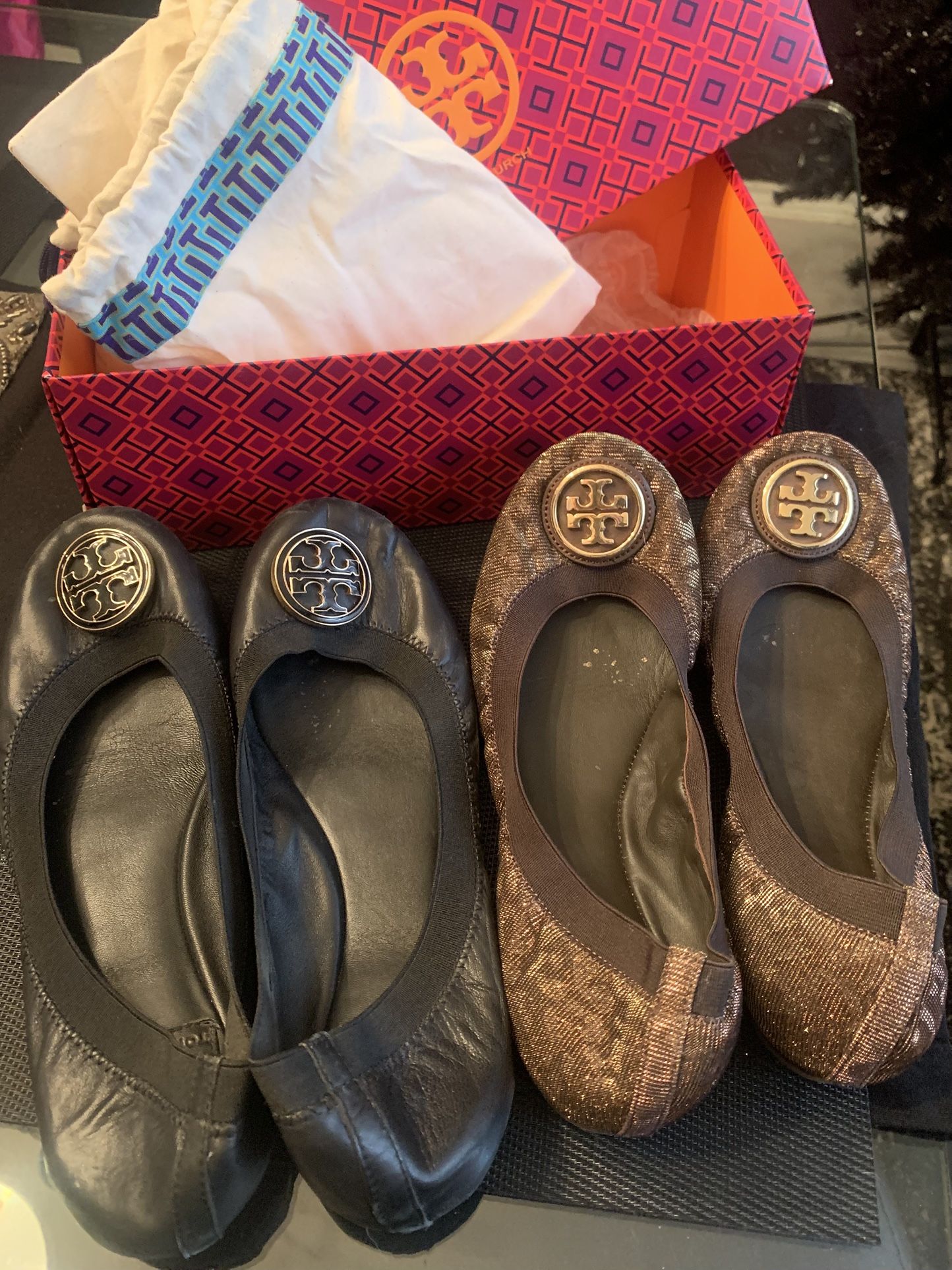 Pair of Tory Burch Ballet Flats