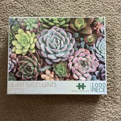 Desert Succulents Puzzle  1000 Pieces