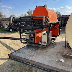 trailer with pressure washer