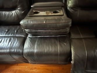 Leather sofa