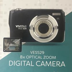 Vivitar 16mp Optical Lens Digital Camera - Black New In Box 2023 Model VES529