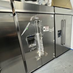 JennAir 48” Built-In Side-by-Side Refrigerator – Model JBS48SSDUD (New)