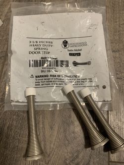 3 Lots Of Heavy Duty Spring Door Stop