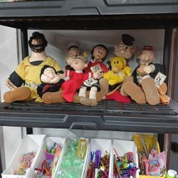Vintage Popeye Collection Bluto,Oliver Oyl,Sweet Pea,etc