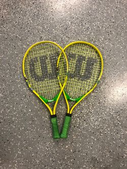 Wilson Junior 19” Tennis Racquets (Rackets) Set of 2