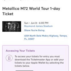 METALLICA TICKETS (5)