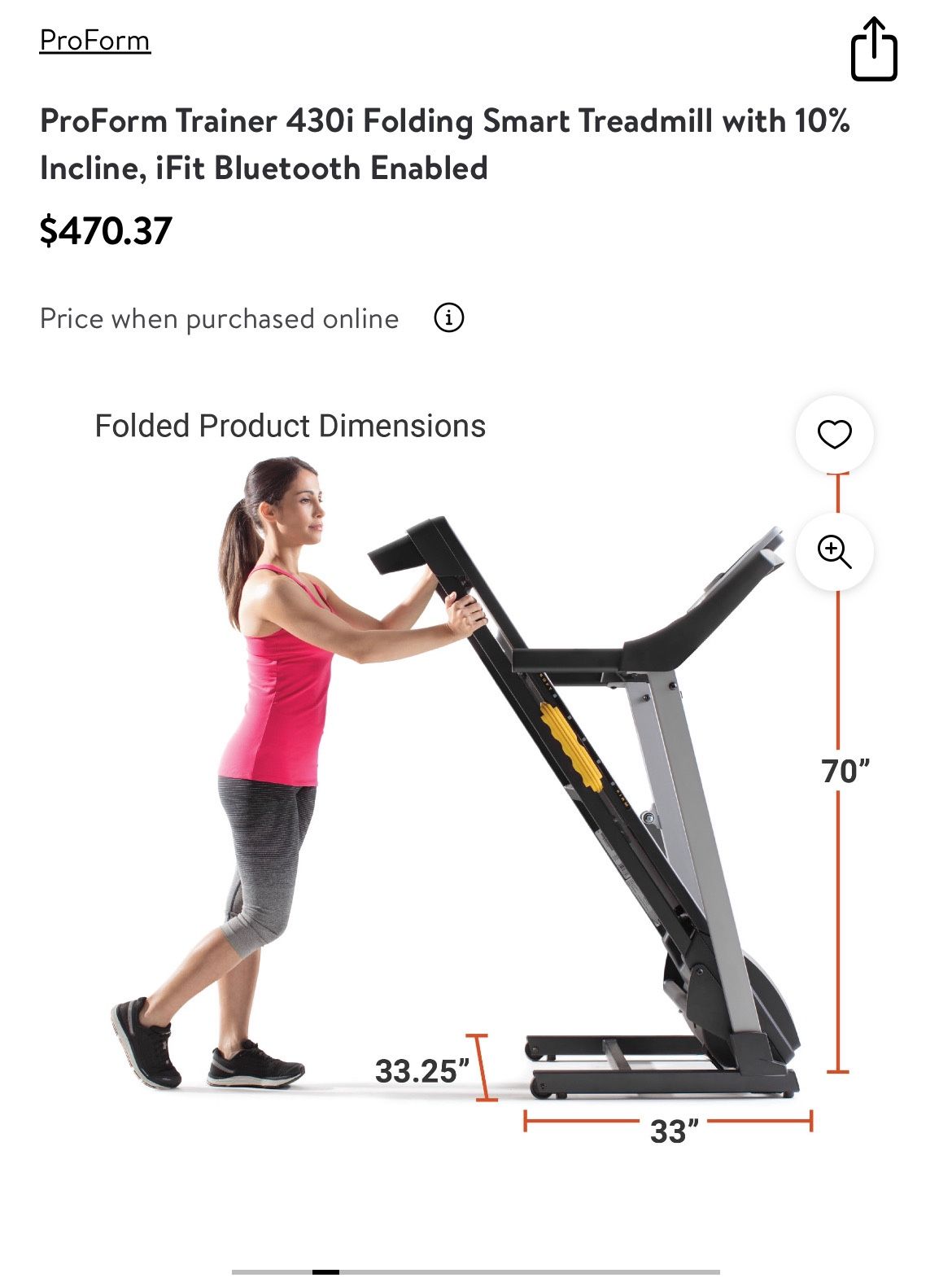 Proform smart treadmill 430i new arrivals