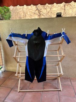 O’Neill Men’s Wetsuit Springsuit – Blue/Black/White – Used