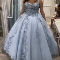 Light Blue Quinceañera Dress 