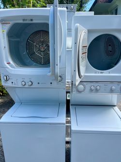 Washer & Dryer stackable loundry 24 and 27 inches   ✅ Tested & Ready to Use 🛡️ 3-Month Warranty 🚚 Delivery Available in Miami-Dade & Broward