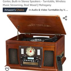 8- In -1 Vinyl Record Player And More