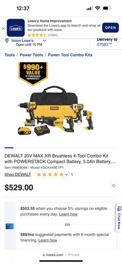 Dewalt Set Plus Extras