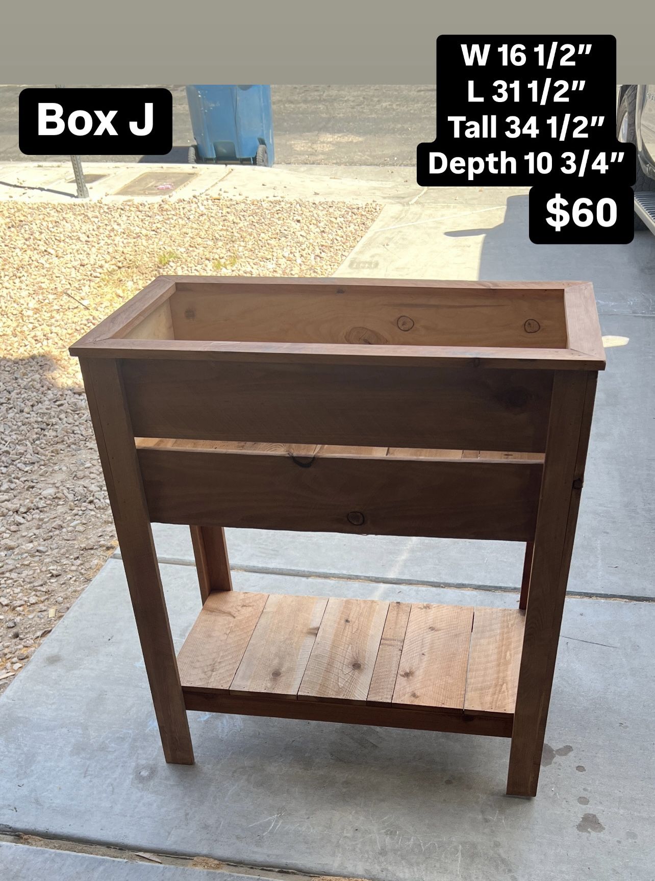 Tall Medium Planter Box J 