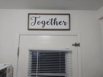 URBAN TRENDS WOOD WALL SIGN Wall Art Home Deco