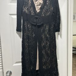 Elegant champagne dress, size 8 