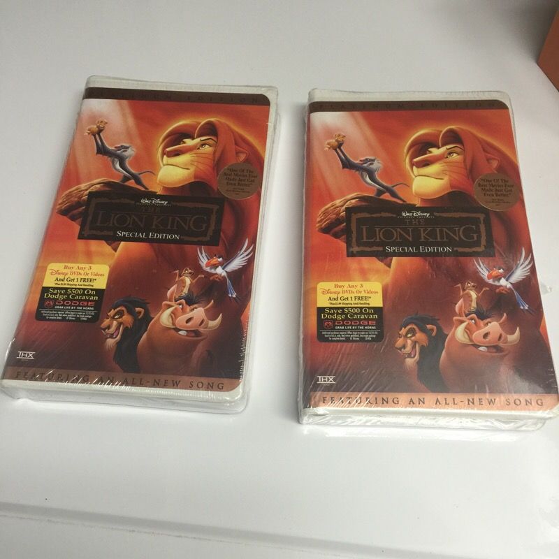 Disney The Lion King VHS