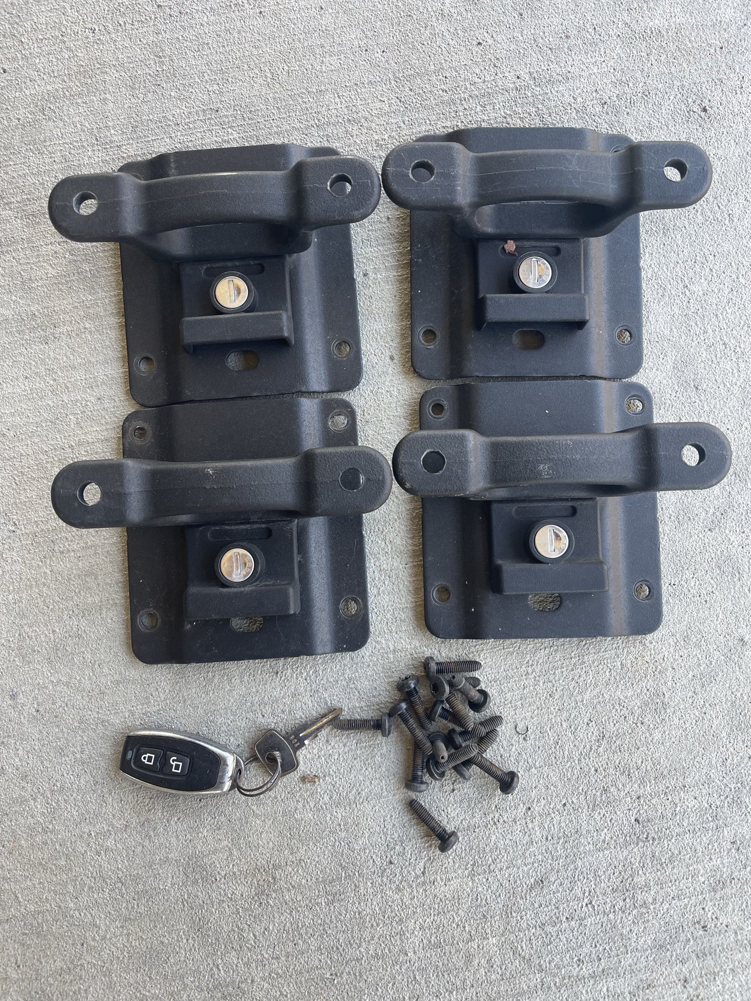 Ford F-150/250/350 OEM Truck Bed Tie Down Anchors Brackets & Box Link 