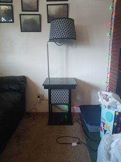 End Table With Charging Ports And Dock