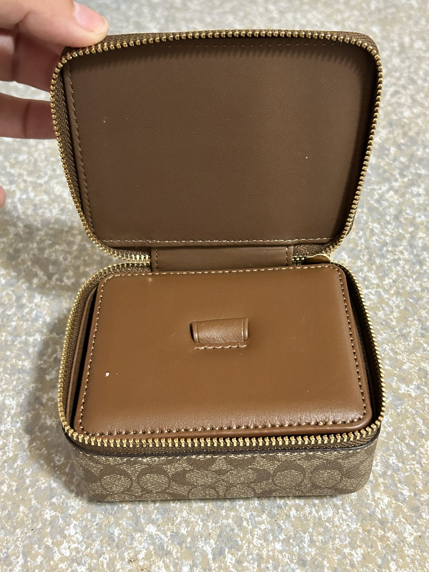Coach Jewelry box and Earrings 