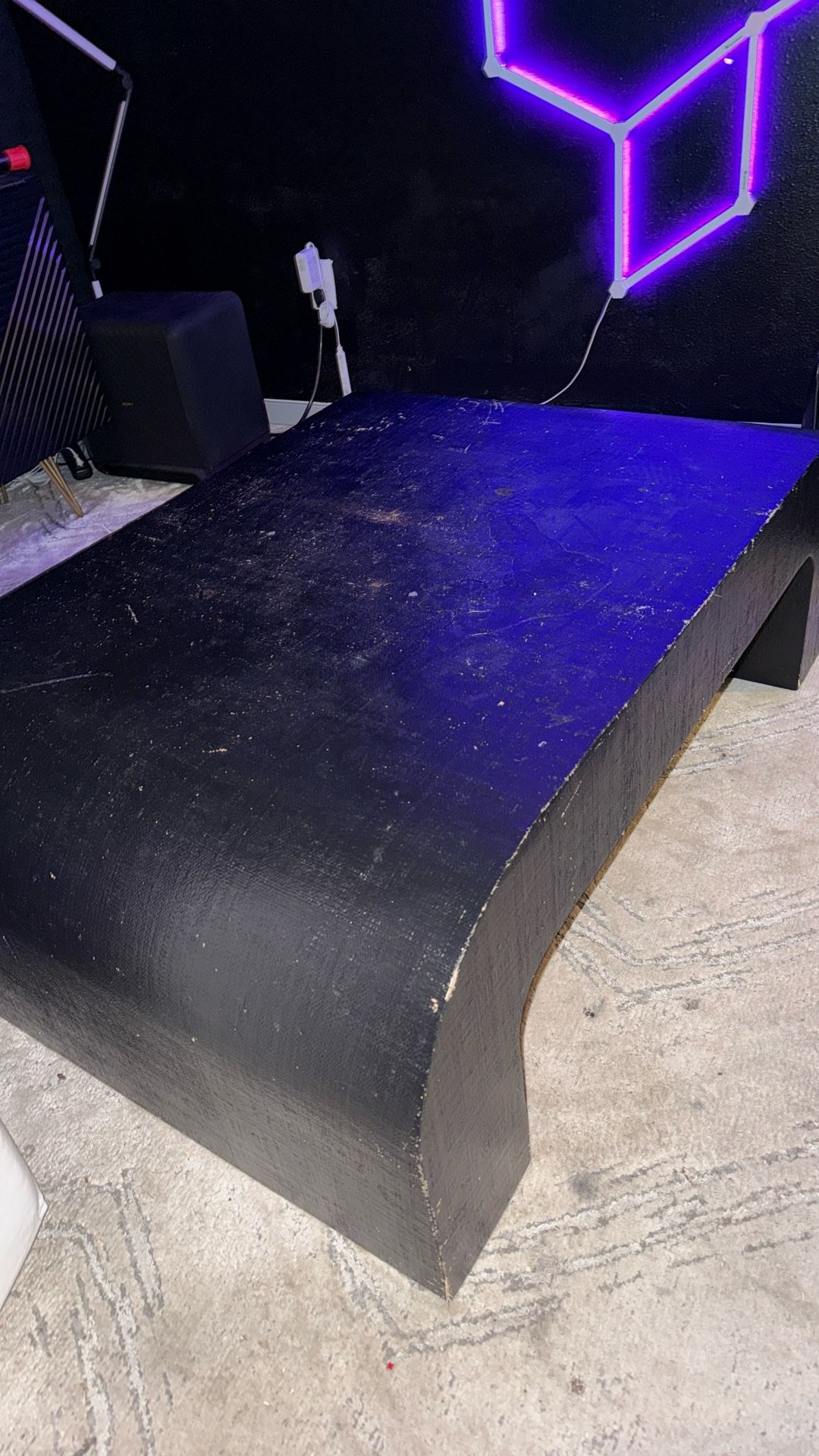 CB2 Horseshoe Coffee Table