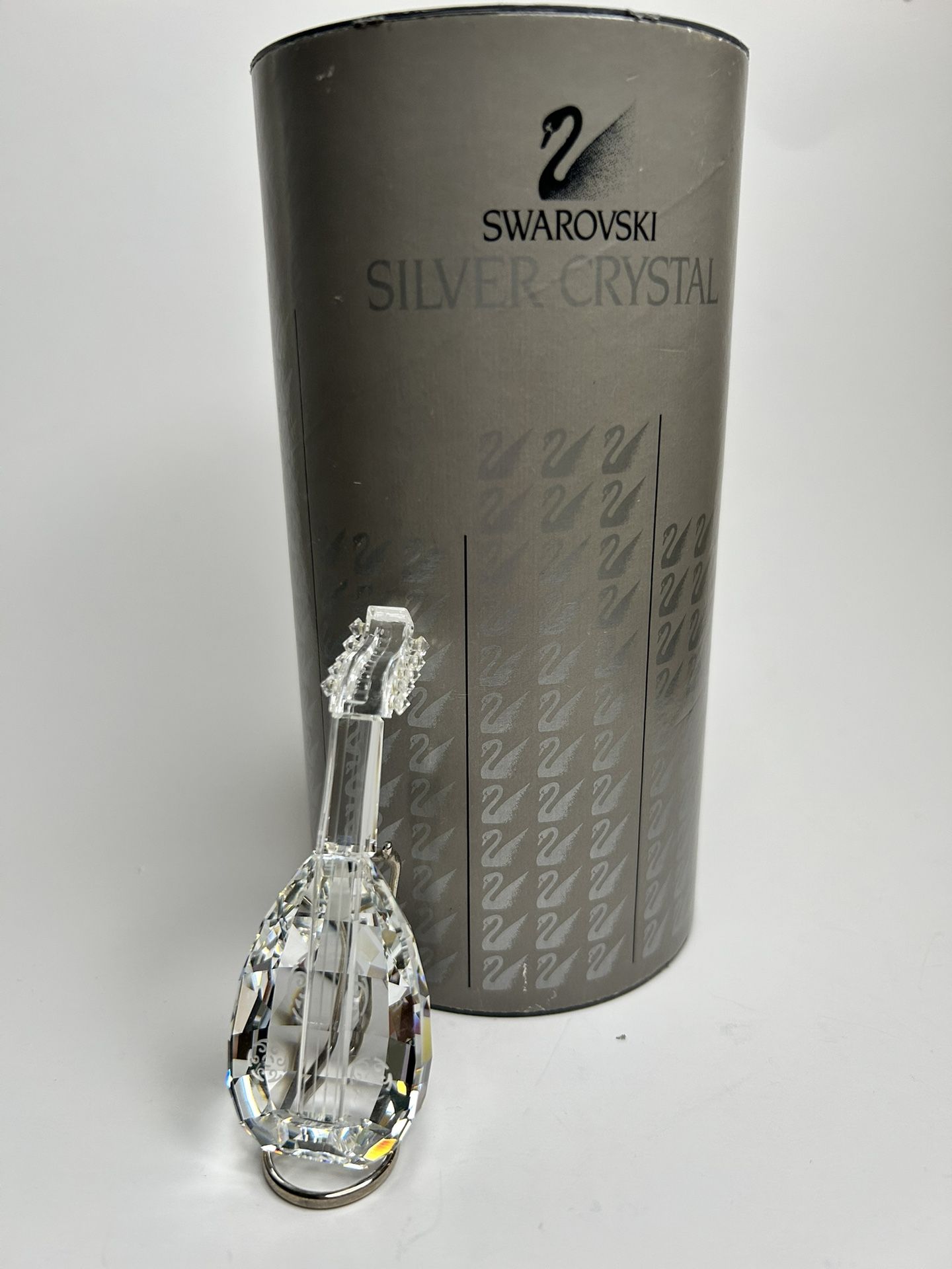 Swarovski Silver Crystal Lute/Guitar