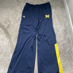 Michigan Adidas Sweatpants Men’s Large