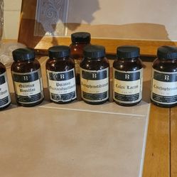 Vintage 1950s Chemical Bottles of Pharmacy Compounding (Empty).Holmdel NJ 