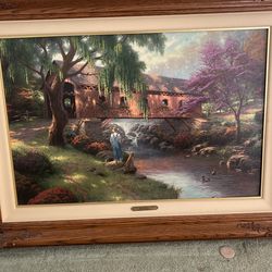 Thomas Kinkade ( The Old Fishin Hole ) 