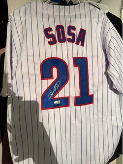 Sammy Sosa Chicago Cubs Signed Jersey