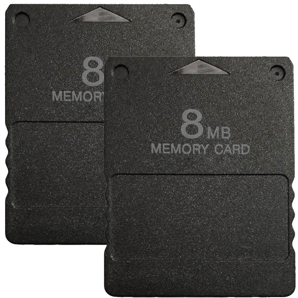 Two PS2 Memory Cards 8MB (Playstation 2)