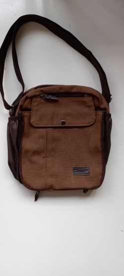 Messenger Bag. Canvas Tan. NEW.