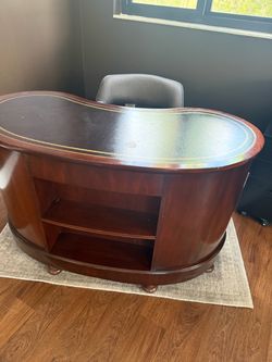 Antique Mahogany desk table for home office