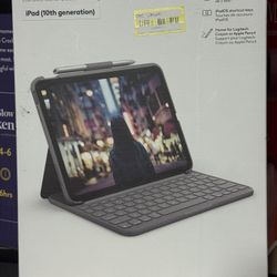 Logitech Slim folio Keyboard Case For iPad 10th Gen