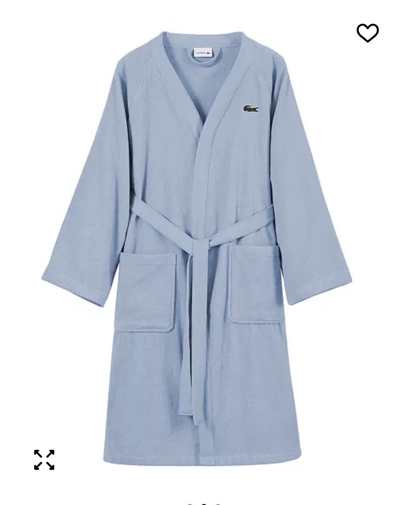 Bath robe lacoste 100% Cotton Piqué