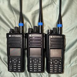 Motorola XPR 7550 UHF MOTOTRBO Radios (3 Units)
