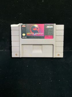 Mortal Kombat Super Nintendo Untested