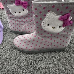 Hello Kitty Boots And Hello Kitty Baseball Cap