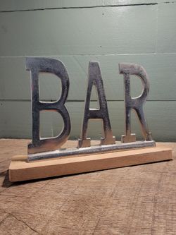 Metal BAR Sign