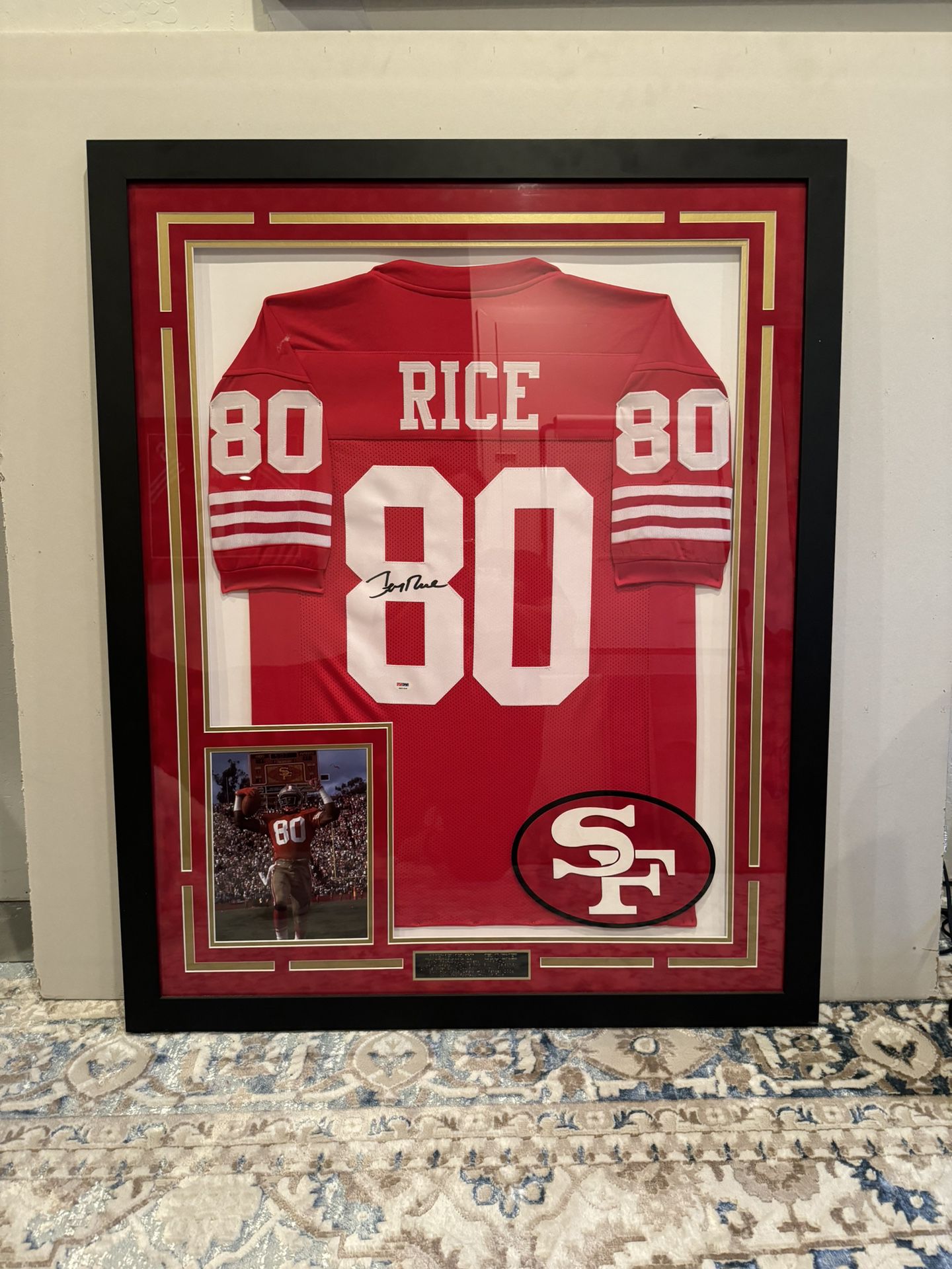 49ers Jerry Rice Signed Jersey-Price Drop! 
