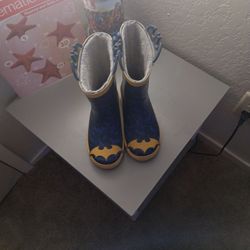Batman Rain Boots  Size 11c/12 C