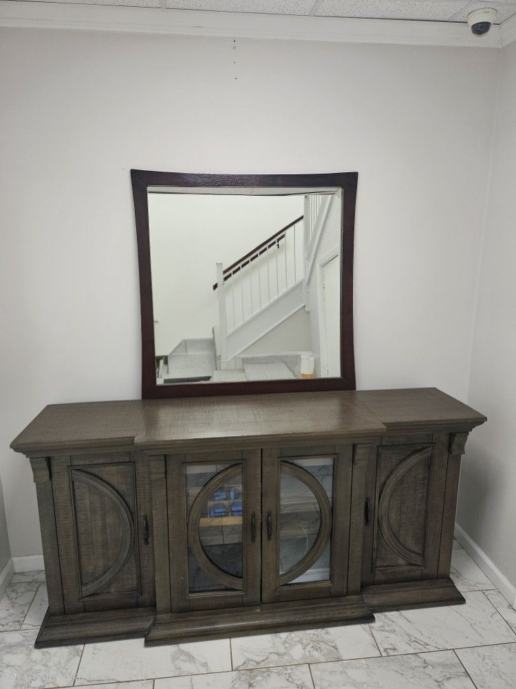 Console Table & Mirror
