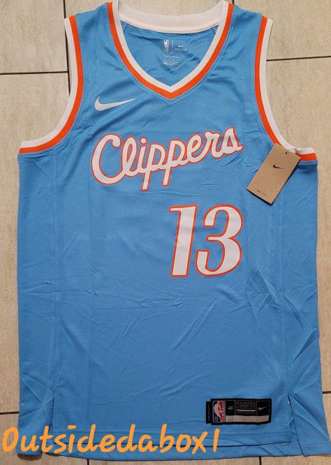 New!!! Paul George Los Angeles Clippers Jersey Men's Sizes In Description  for Sale in Montclair, CA - OfferUp