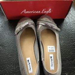 Silver Girl’s Dress Shoes