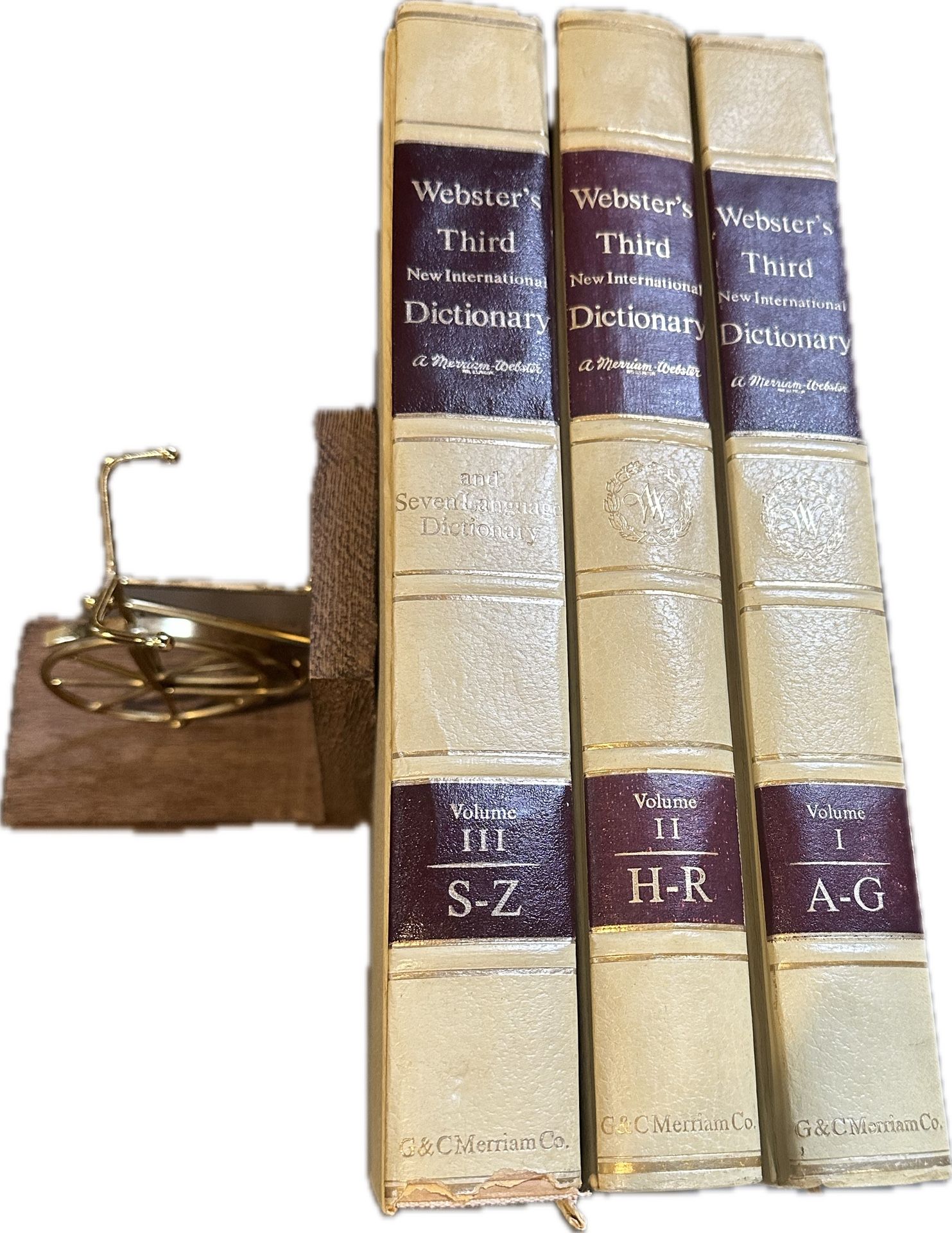 Webster’s Third New International 3 Volume Set