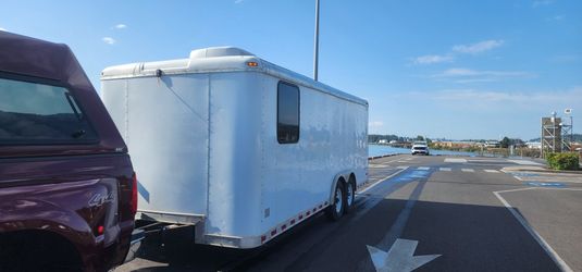 Enclosed Cargo Trailer With A/C and Stored For 110ac.